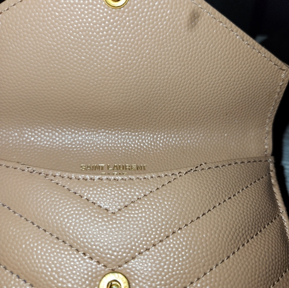 CASSANDRE MATELASSÉ FRAGMENTS FLAP CARD CASE IN LAMBSKIN - Picture 9 of 12